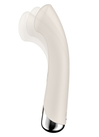 Vibromasseur point G tête rotative blanc USB Spinning g-spot 1 Satisfyer - CC597857